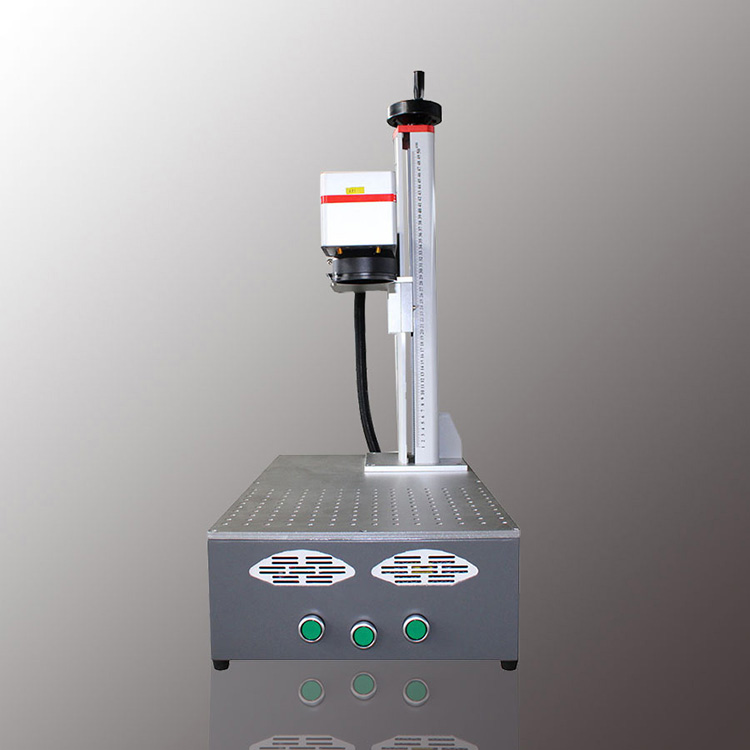 10W Portable Serat Laser Marking Machine kanggo Metal