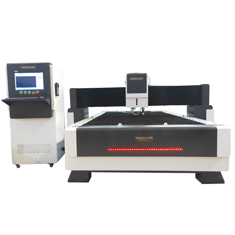 1530 CNC Stainless Sheet Metal Serat Laser lan Plasma Integrated Cutting Machine